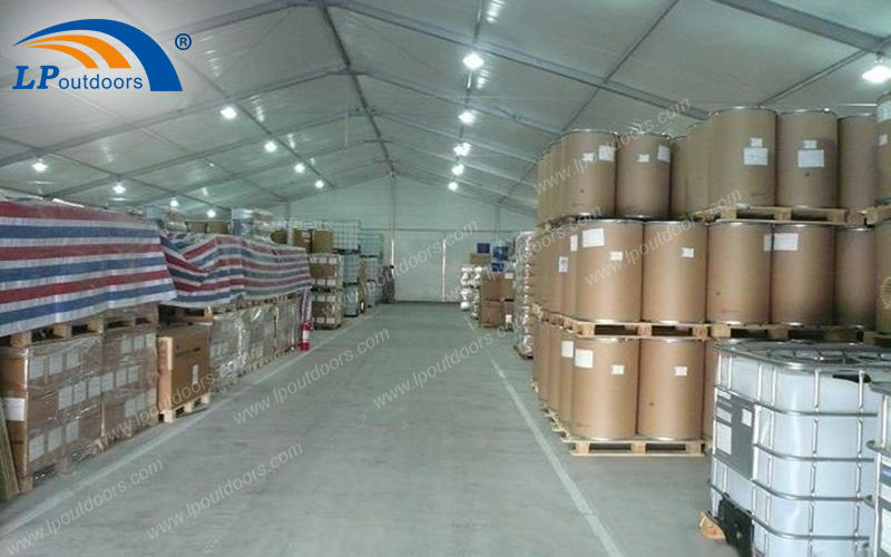 铝合金临时工业仓库仓储帐篷打造安全性可移动仓库
