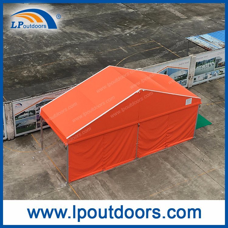6X8米易拆装可移动橘色小型篷房 