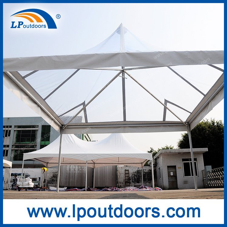 宽度5米展览会透明PVC盖布锥顶帐篷