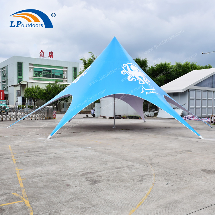 工厂低价直径14米定制广告尖顶户外活动蜘蛛帐篷