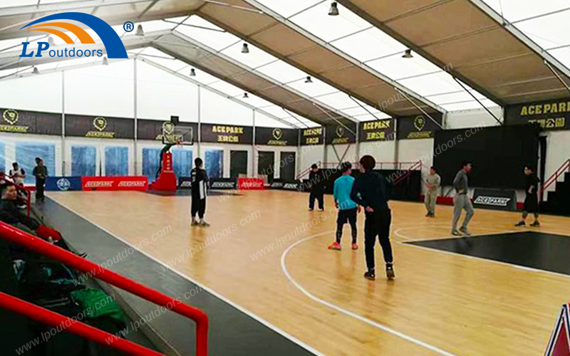 模块化临时铝合金篮球体育场馆篷房成为室外体育活动设施主流